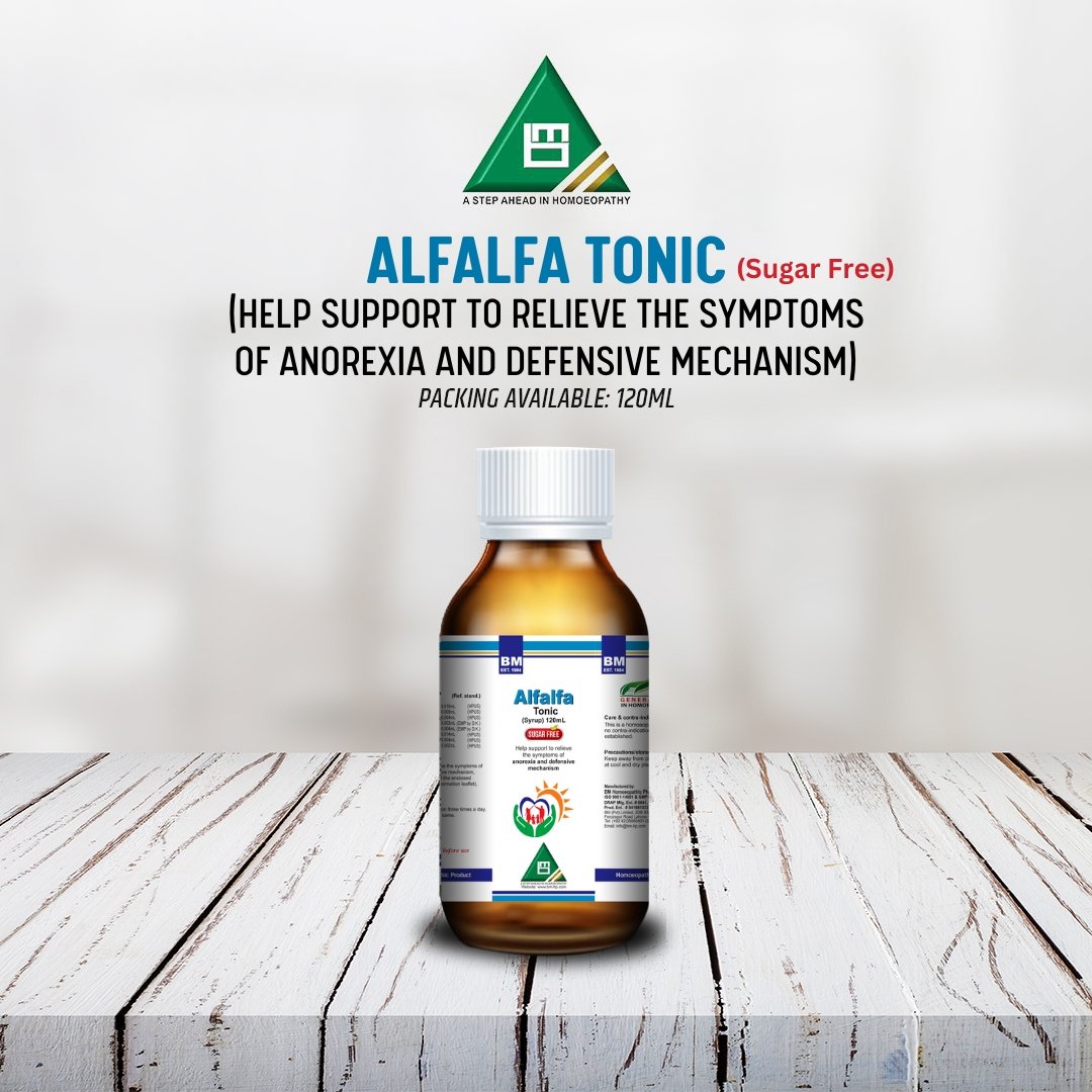 Alfalfa tonic compound (Sugar Free Syrup)