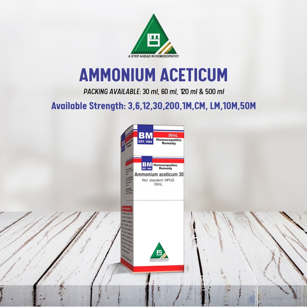 AMMONIUM ACETICUM