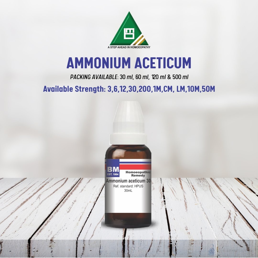 AMMONIUM ACETICUM