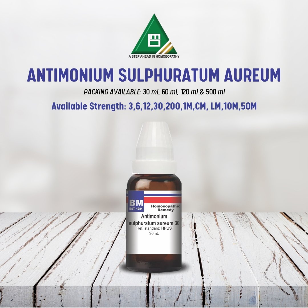 ANTIMONIUM SULPHURATUM AUREUM